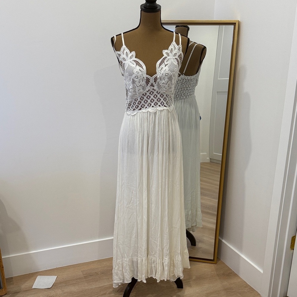 White festival dress